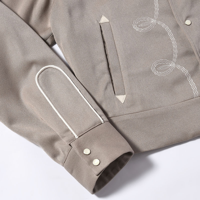 BOLERO EMBROIDERY JACKET -RAYON GABARDINE- -2.COLOR-