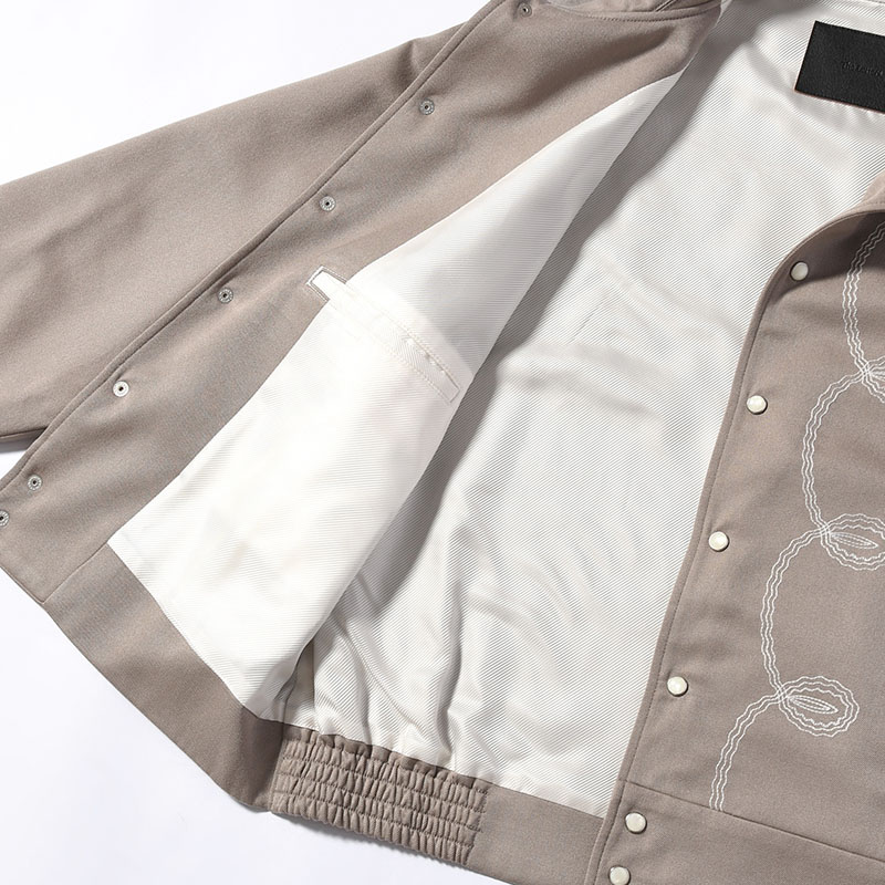 BOLERO EMBROIDERY JACKET -RAYON GABARDINE- -2.COLOR-