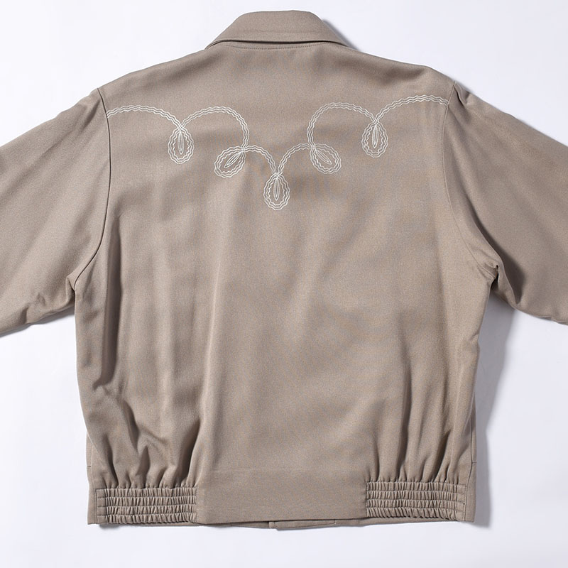 BOLERO EMBROIDERY JACKET -RAYON GABARDINE- -2.COLOR-