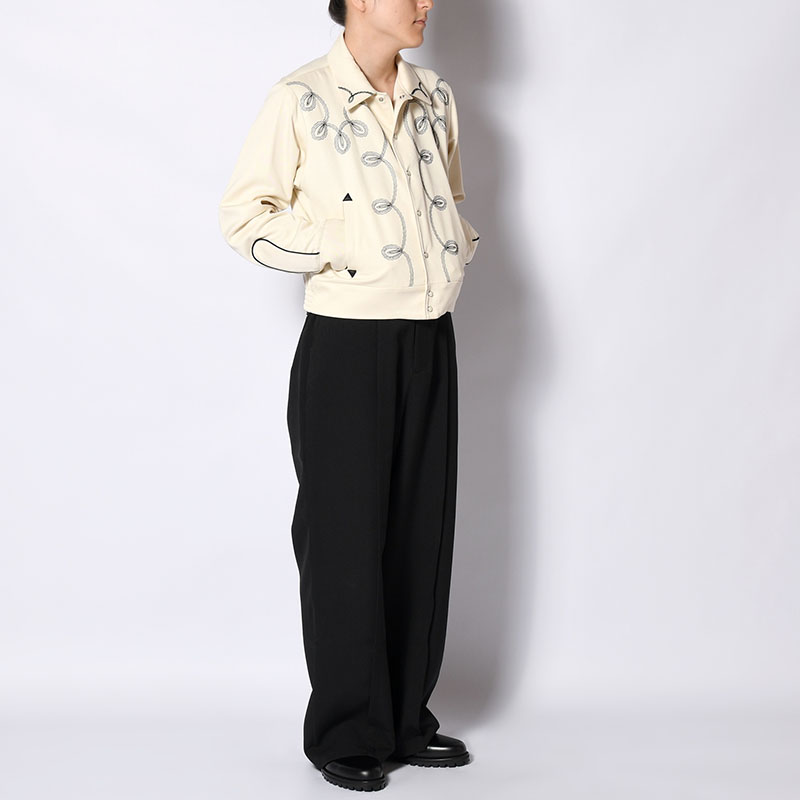 BOLERO EMBROIDERY JACKET -RAYON GABARDINE- -2.COLOR-