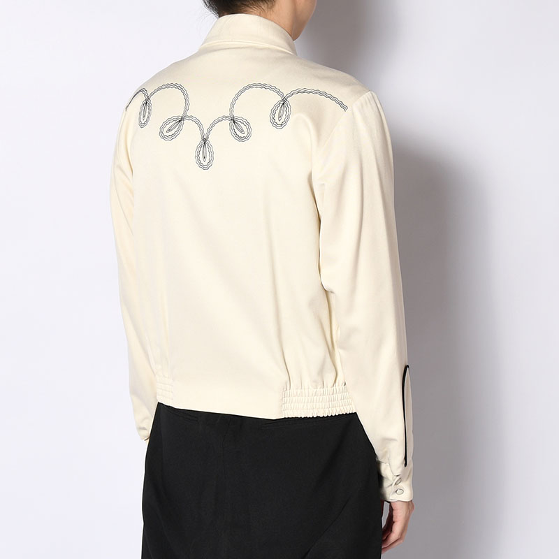 BOLERO EMBROIDERY JACKET -RAYON GABARDINE- -2.COLOR-