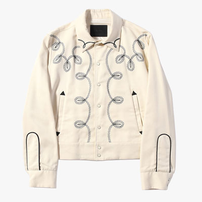 BOLERO EMBROIDERY JACKET -RAYON GABARDINE- -2.COLOR-