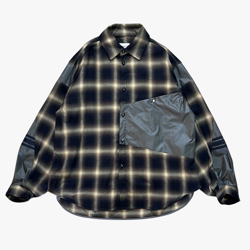 KURT CHECK SH -2.COLOR-(KHAKI)