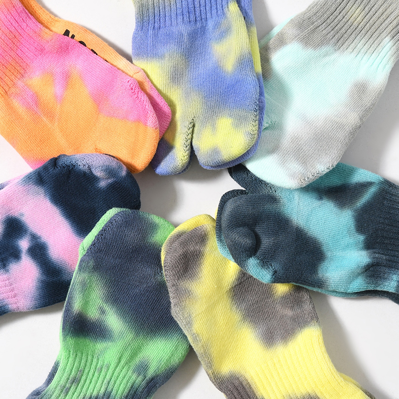 TIE DYE ANKLE SOCKS -7.COLOR-