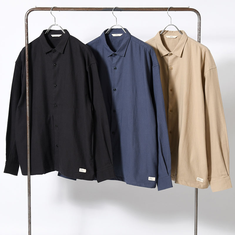 ORGANIC COTTON FLANNEL SHIRT JACKET -3.COLOR-