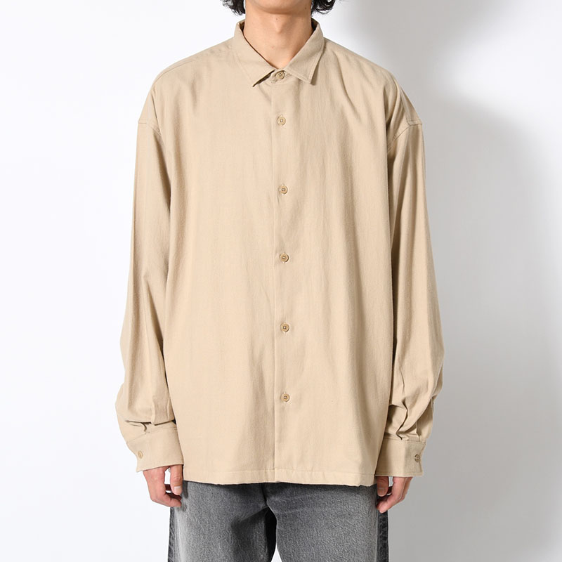 ORGANIC COTTON FLANNEL SHIRT JACKET -3.COLOR-