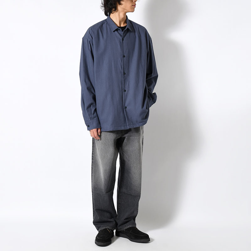 ORGANIC COTTON FLANNEL SHIRT JACKET -3.COLOR-