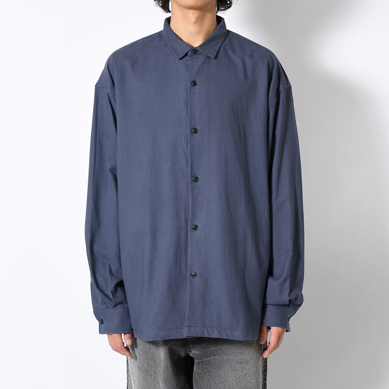 ORGANIC COTTON FLANNEL SHIRT JACKET -3.COLOR-