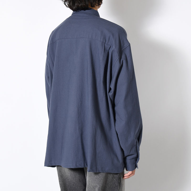 ORGANIC COTTON FLANNEL SHIRT JACKET -3.COLOR-