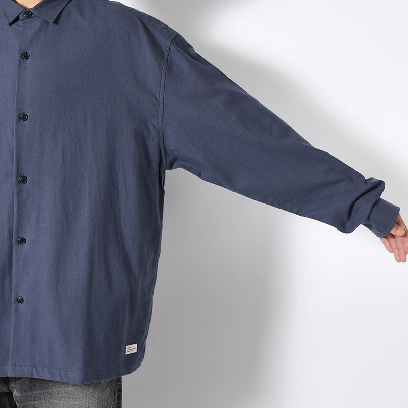 ORGANIC COTTON FLANNEL SHIRT JACKET -3.COLOR-