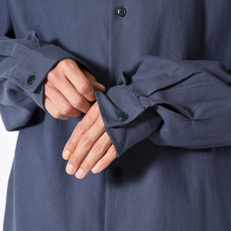 ORGANIC COTTON FLANNEL SHIRT JACKET -3.COLOR-