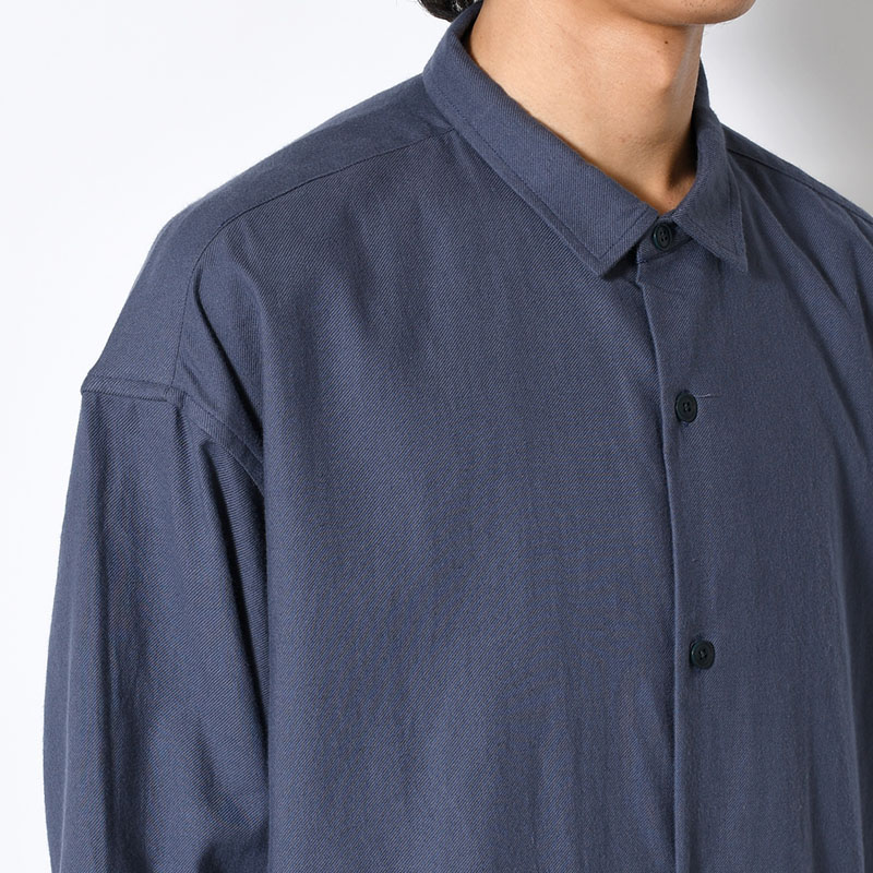 ORGANIC COTTON FLANNEL SHIRT JACKET -3.COLOR-