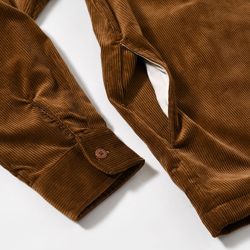 ORGANIC COTTON CORDUROY SHIRT JACKET -2.COLOR-