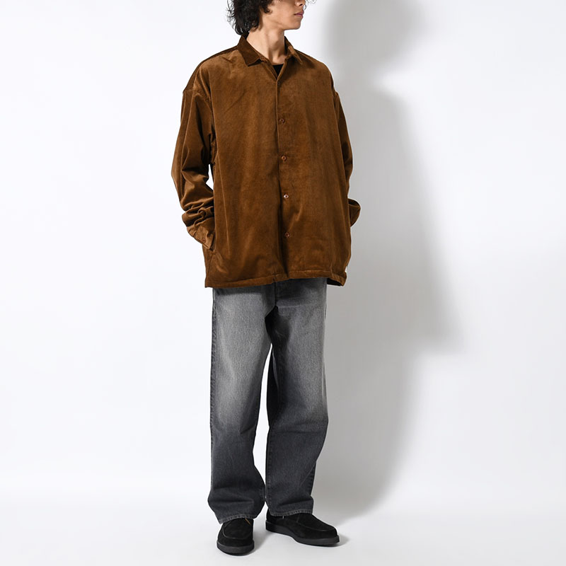 ORGANIC COTTON CORDUROY SHIRT JACKET -2.COLOR-
