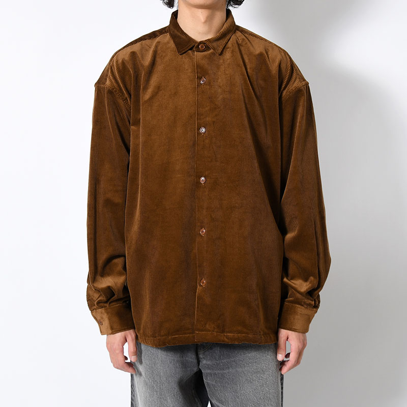 ORGANIC COTTON CORDUROY SHIRT JACKET -2.COLOR-