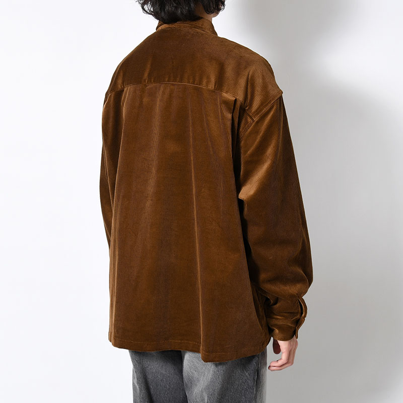 ORGANIC COTTON CORDUROY SHIRT JACKET -2.COLOR-