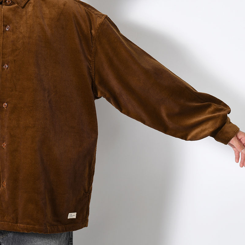 ORGANIC COTTON CORDUROY SHIRT JACKET -2.COLOR-