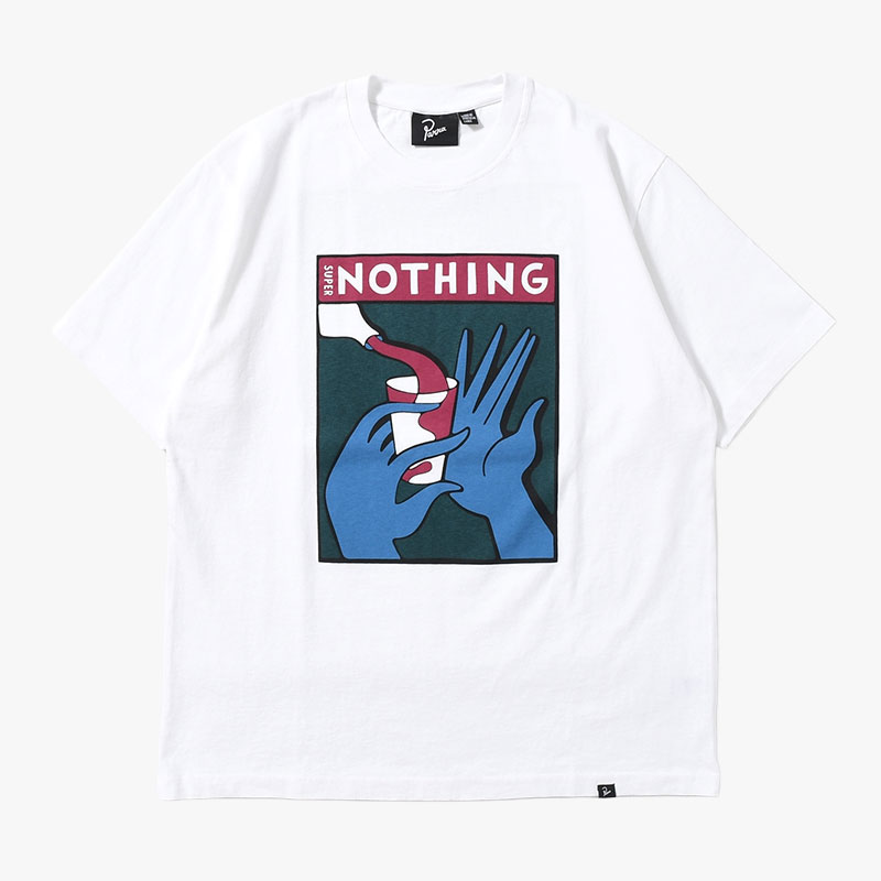 SUPER NOTHING T-SHIRT -WHITE-