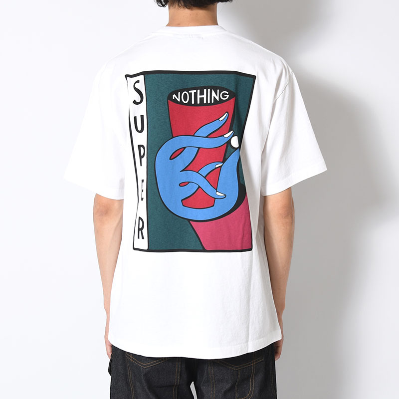 SUPER NOTHING T-SHIRT -WHITE-