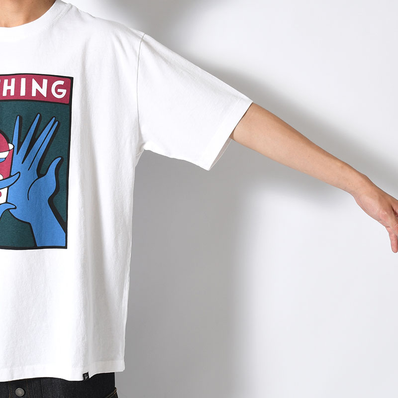 SUPER NOTHING T-SHIRT -WHITE-