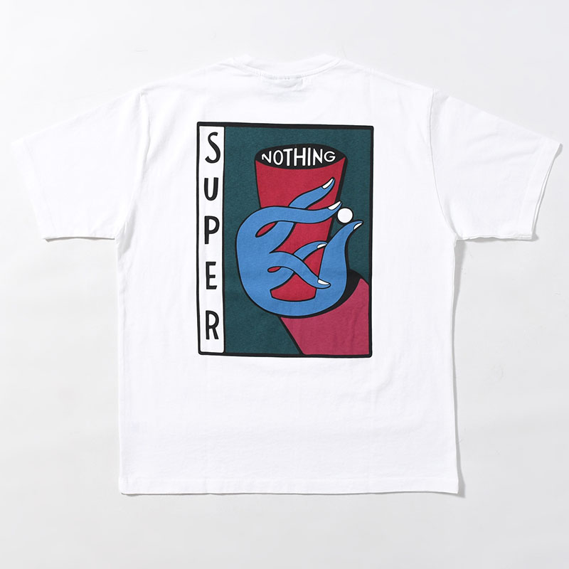 SUPER NOTHING T-SHIRT -WHITE-