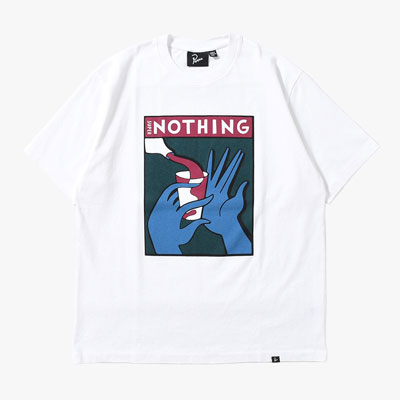 SUPER NOTHING T-SHIRT -WHITE-