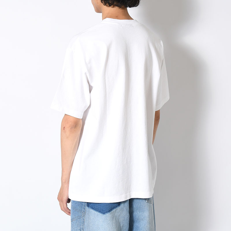 NO BOOKS T-SHIRT -WHITE-