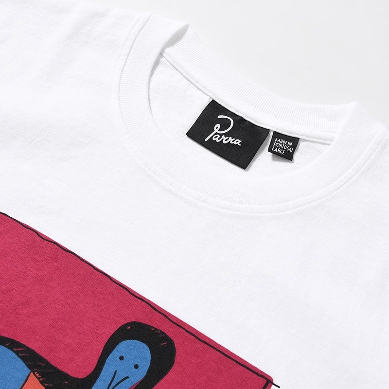 NO BOOKS T-SHIRT -WHITE-