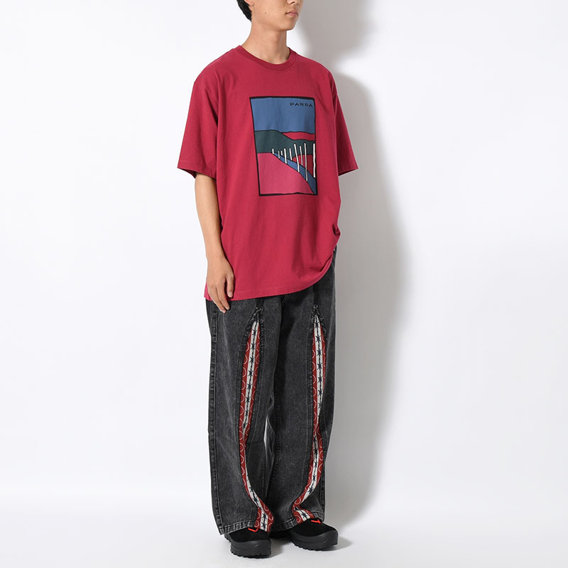 BEACH PARKING T-SHIRT -RASPBERRY-
