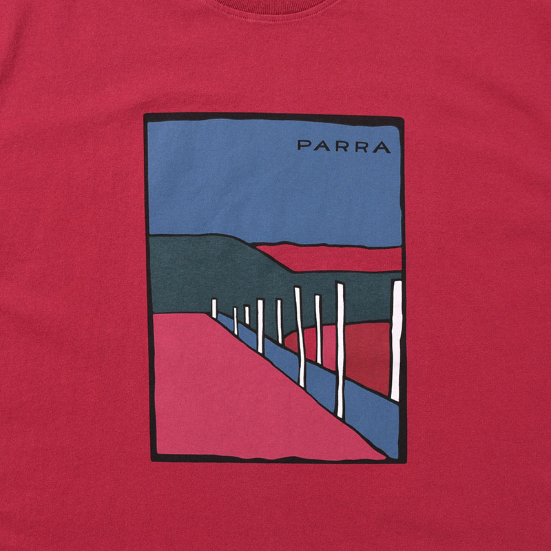 BEACH PARKING T-SHIRT -RASPBERRY-