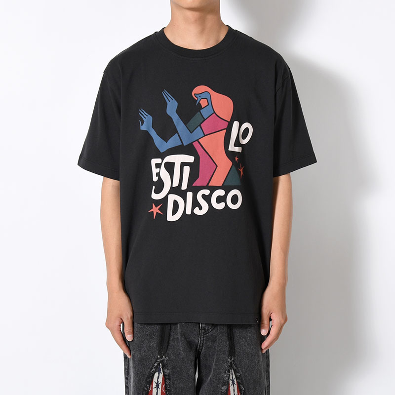 EL STILO DISCO T-SHIRT -BLACK-