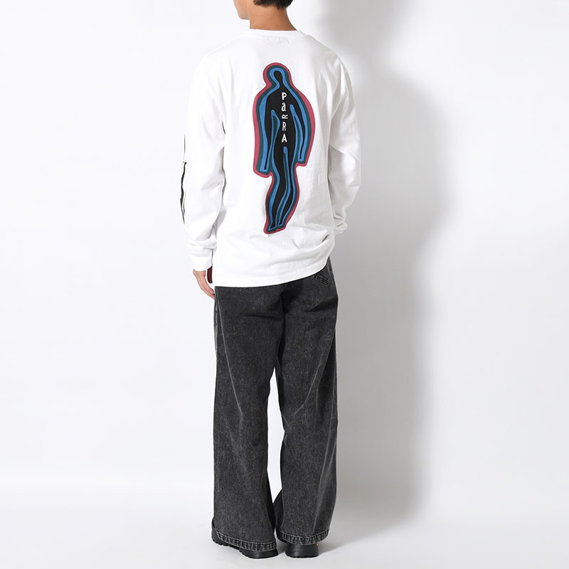 THE HOTEL LONG SLEEVE T-SHIRT -WHITE-