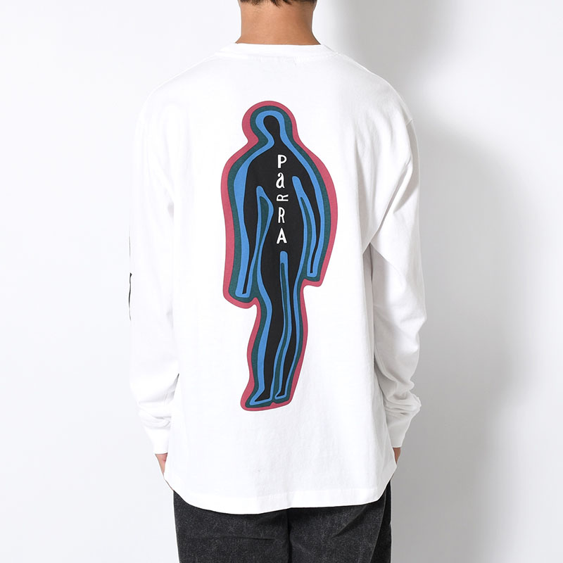 THE HOTEL LONG SLEEVE T-SHIRT -WHITE-