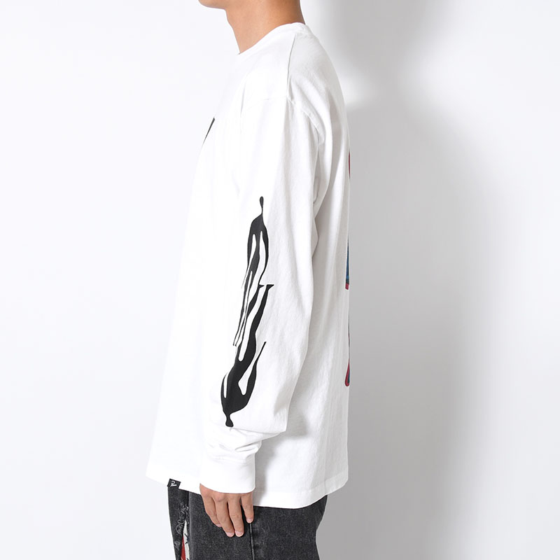 THE HOTEL LONG SLEEVE T-SHIRT -WHITE-