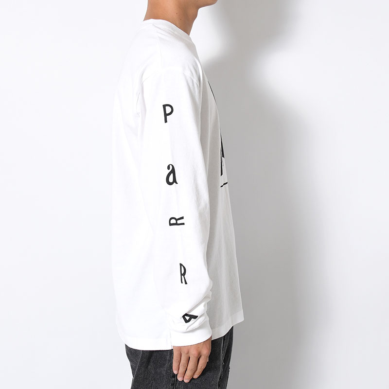 THE HOTEL LONG SLEEVE T-SHIRT -WHITE-