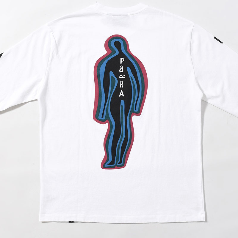 THE HOTEL LONG SLEEVE T-SHIRT -WHITE-