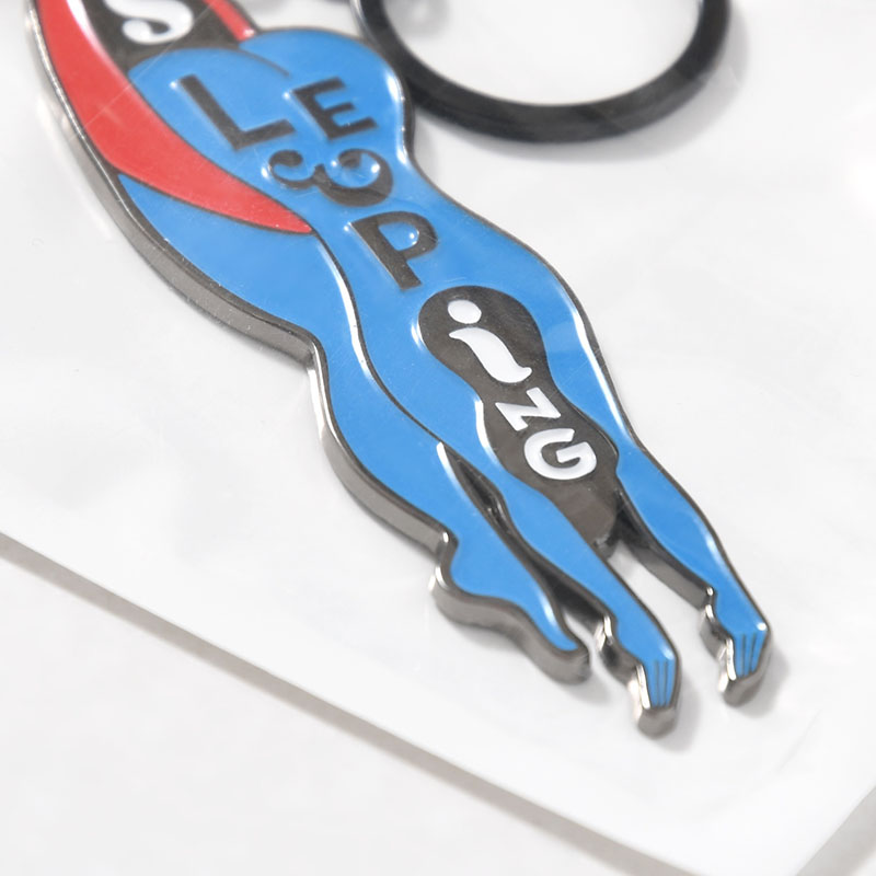 SLEEPING KEY CHAIN -BLUE-