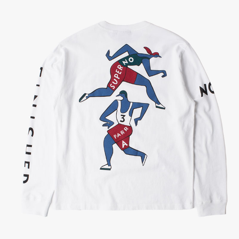 NOT FINISHED LONG SLEEVE T-SHIRT -WHITE-