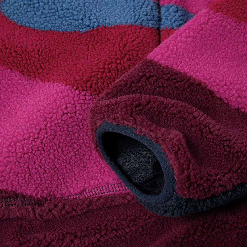 FULL FTP BOOSTER POLAR FLEECE JACKET -RED-