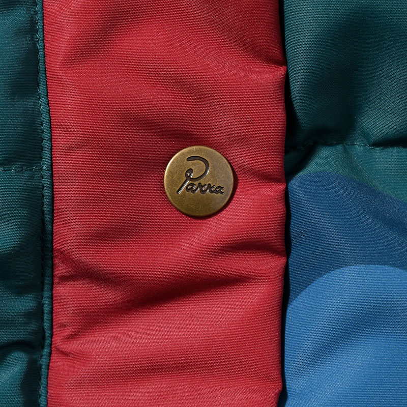 PROTECT THE SUN REVERSIBLE PUFFER JACKET -BROWN-