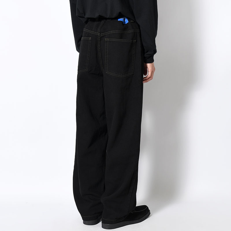 BIG BOY PANTS  -BLACK/DARK OLIVE-