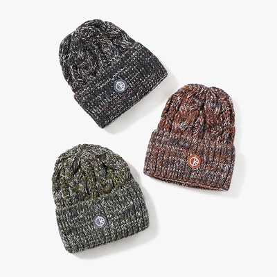 BRAID BEANIE -3.COLOR-