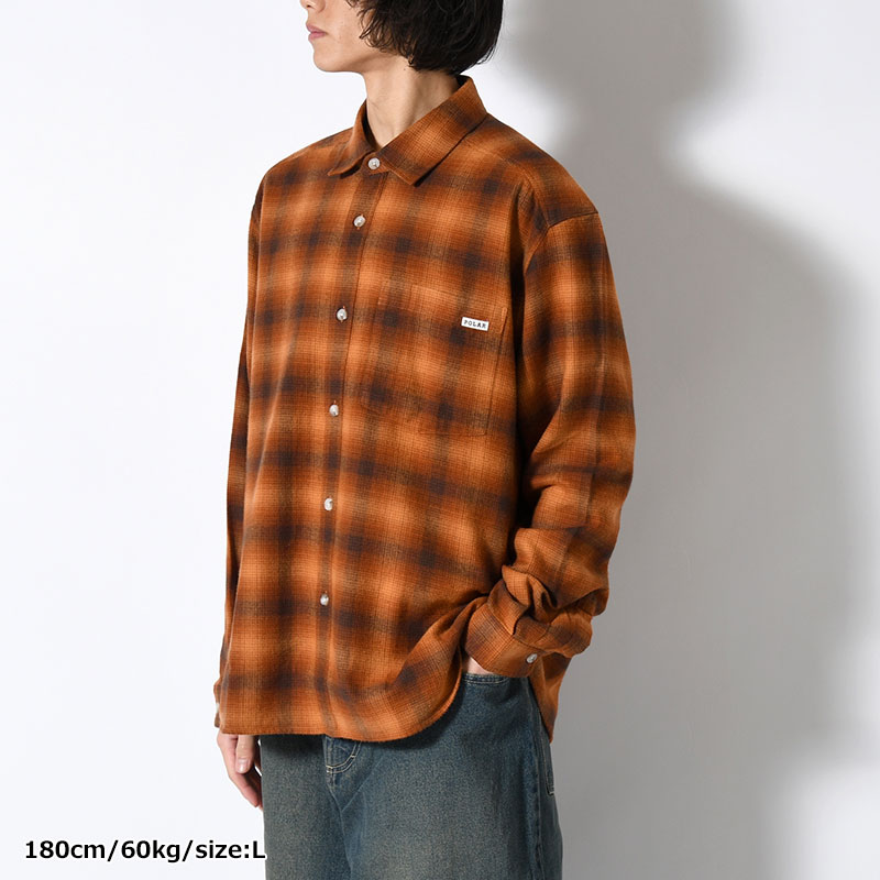 MITCHELL LS SHIRT / SHADOW CHECK -2.COLOR-