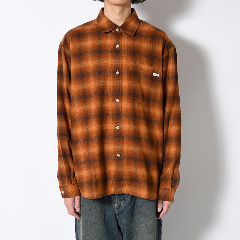 MITCHELL LS SHIRT / SHADOW CHECK -2.COLOR-