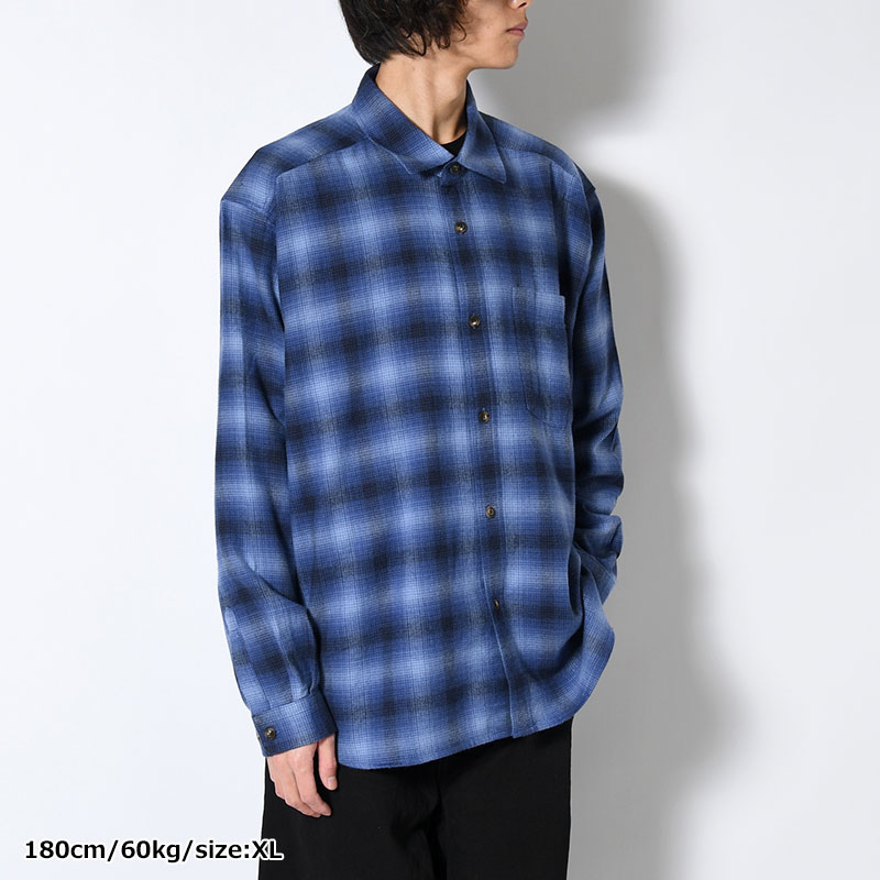 MITCHELL LS SHIRT / SHADOW CHECK -2.COLOR-
