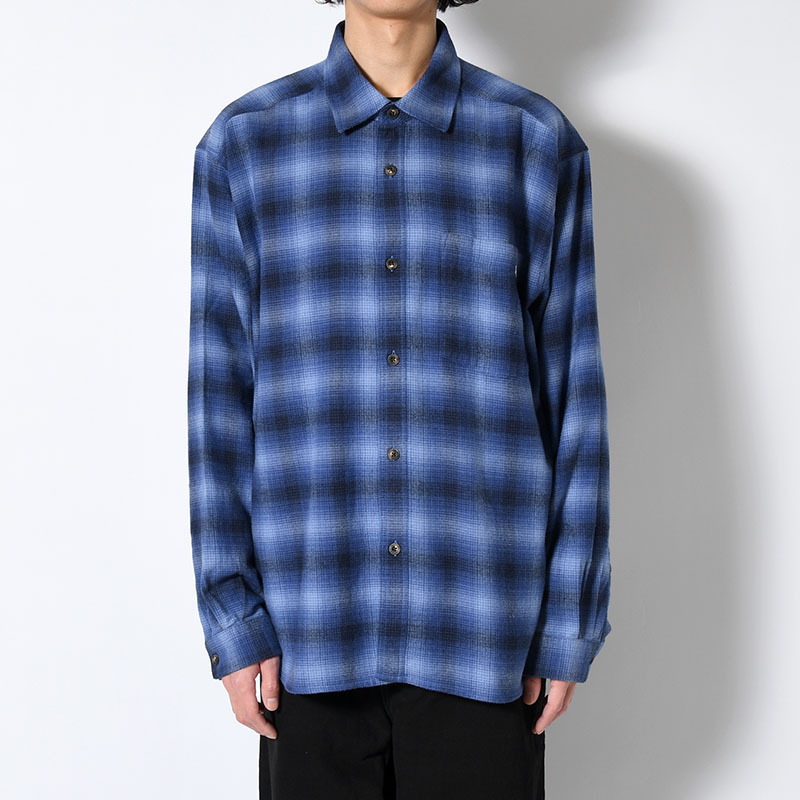 MITCHELL LS SHIRT / SHADOW CHECK -2.COLOR-