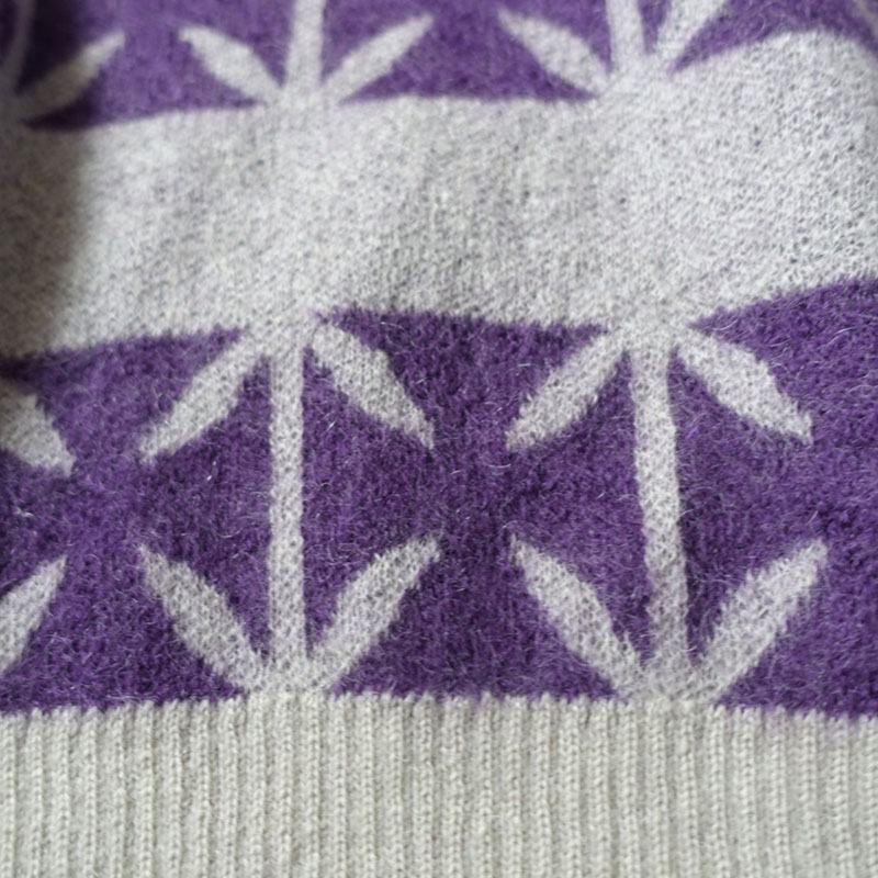 【期間限定:11/10(mon)～16(sun)】IRONCROSS BORDER MOHAIR KNIT -2.COLOR-