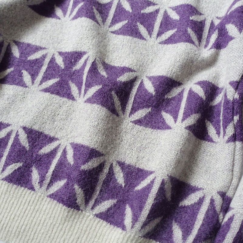 【期間限定:11/10(mon)～16(sun)】IRONCROSS BORDER MOHAIR KNIT -2.COLOR-