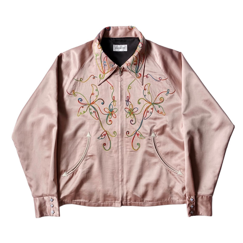 【期間限定:11/10(mon)～16(sun)】RAINBOW EMBROIDERY WESTERN JACKET -2.COLOR-