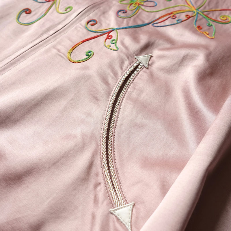 【期間限定:11/10(mon)～16(sun)】RAINBOW EMBROIDERY WESTERN JACKET -2.COLOR-